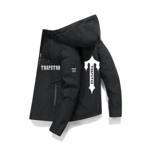 Central Tee And Trapstar Irongate Black Jackets
