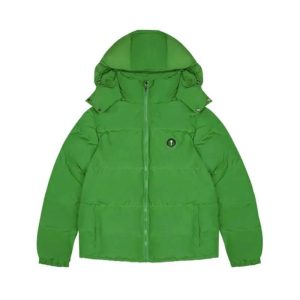 Detachable Green Trapstar Irongate Hooded Jacket