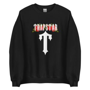 T-For Trapstar Print Black Sweatshirt
