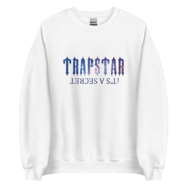 Trapstar It’s A Secret Shining Galaxy White Sweatshirt