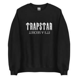 Trapstar It’s A Secret Unisex Black Sweatshirt