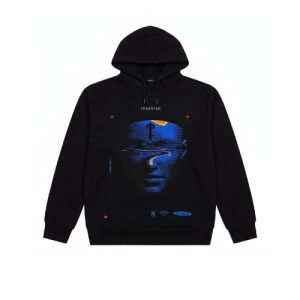 Black trapstar wave hoodie